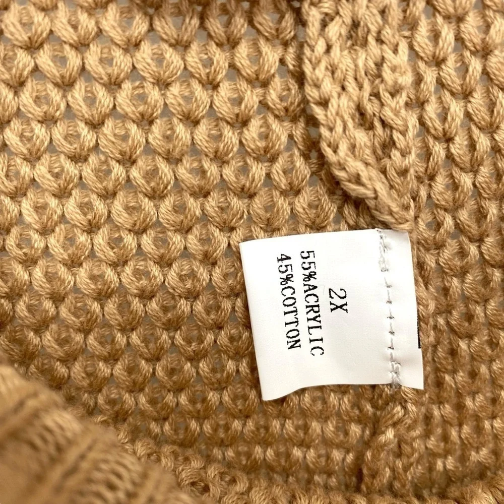 Moon Ryder Henley Waffle Knit Top and Pants 2 Piece Loungewear Set - Picture 12 of 15
